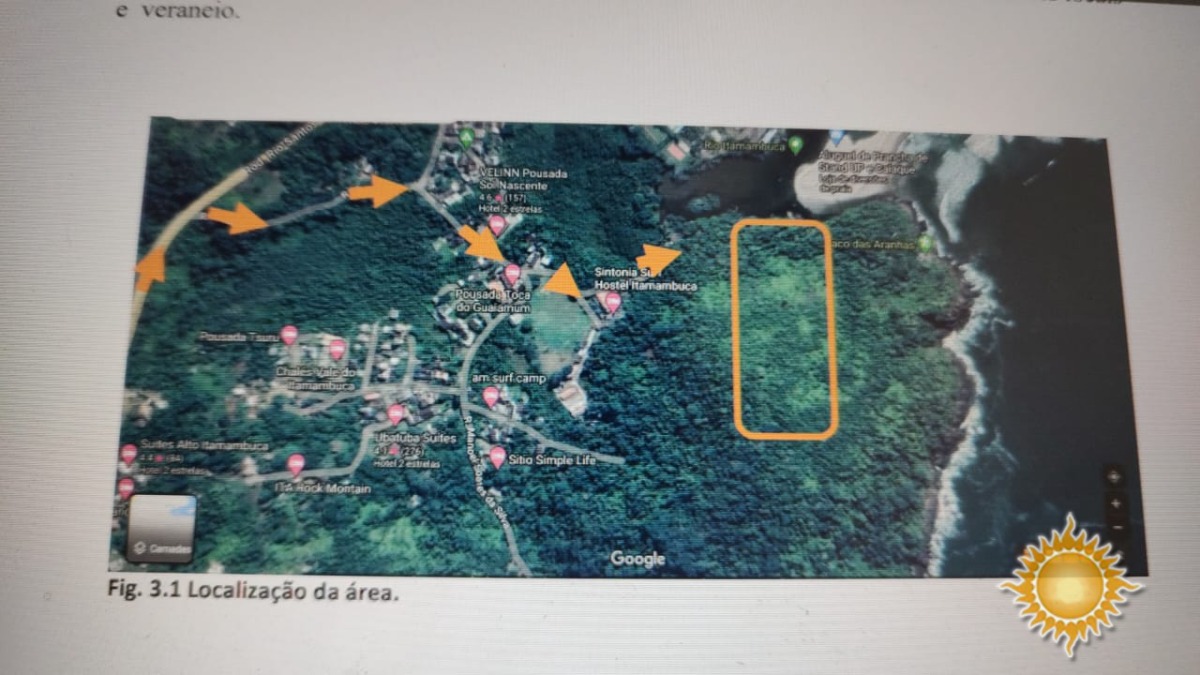 Linda Área de 94842 M2 , Testada de 293 para Faixa da Marinha, com Laudo Ambiental !!!