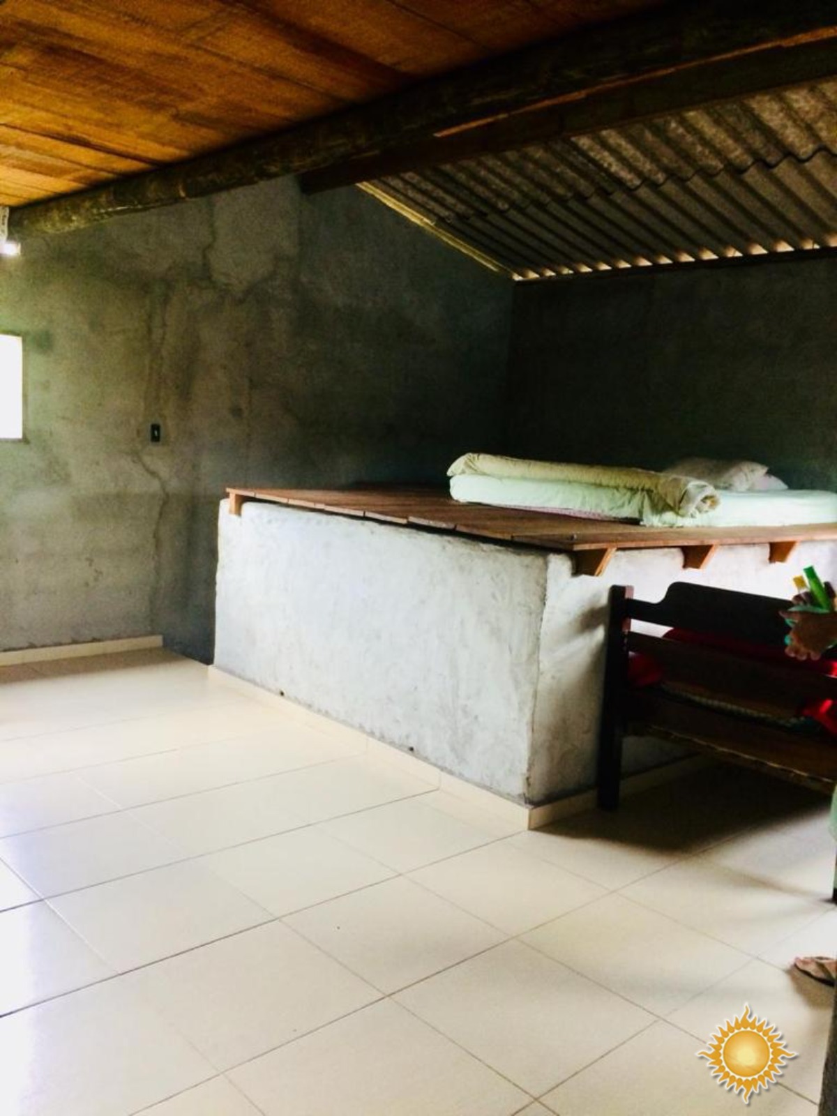 Oportunidade terreno no Perequê Açu com uma pequena casa em final de acabamento !!!