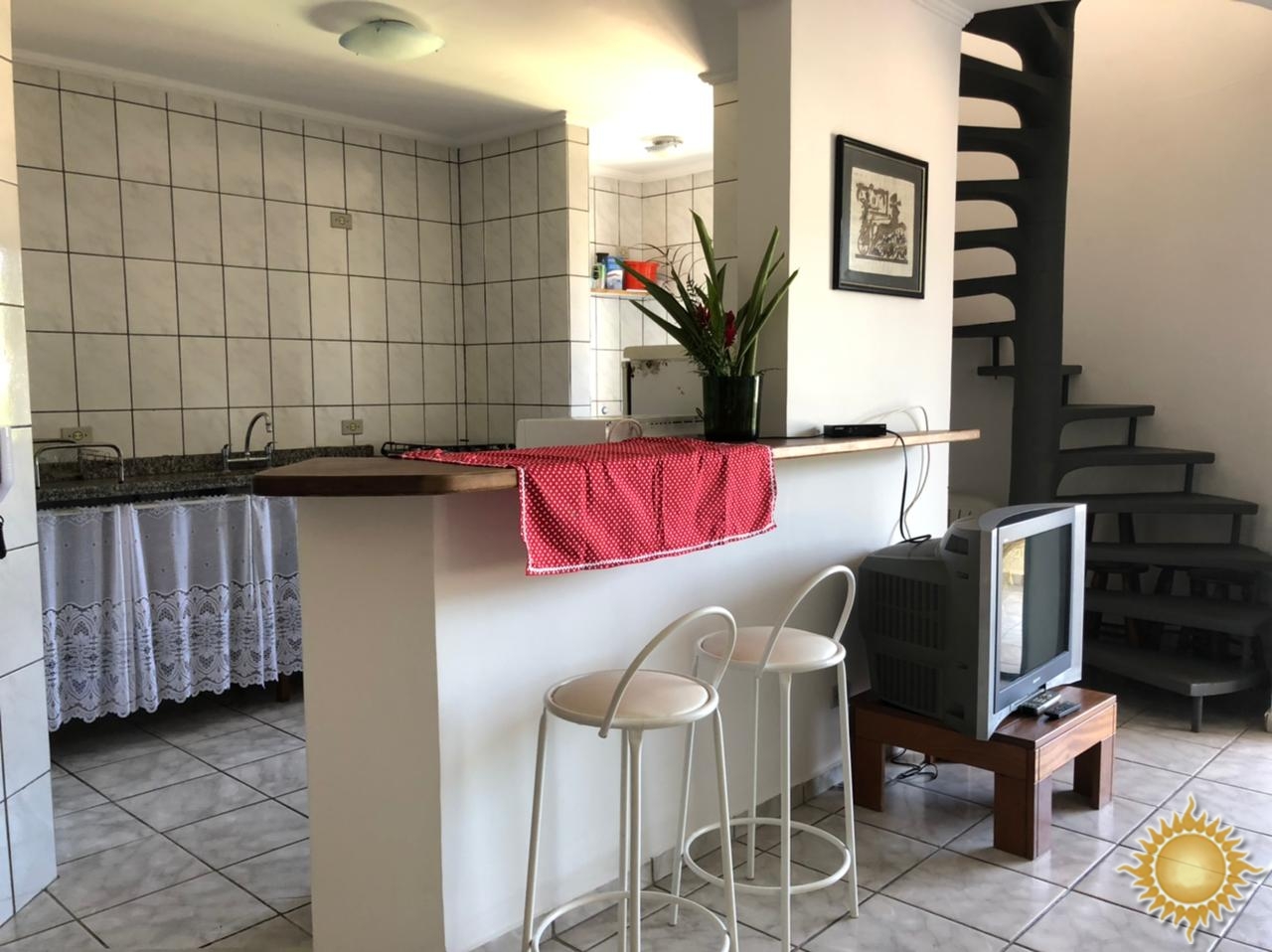 Bela Cobertura Duplex mobiliada na Praia das Toninhas!